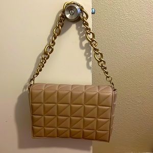 Brand new tan Zara shoulder bag with tags.